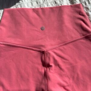 Lululemon Pink biker shorts